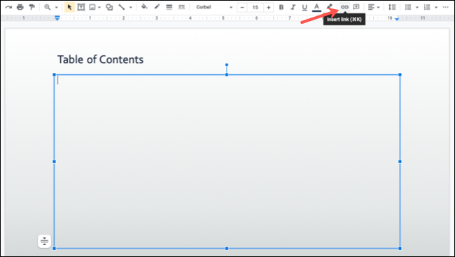 InsertLinkToolbar-GoogleSlidesTableOfContents InsertLinkToolbar-GoogleSlidesTableOfContents