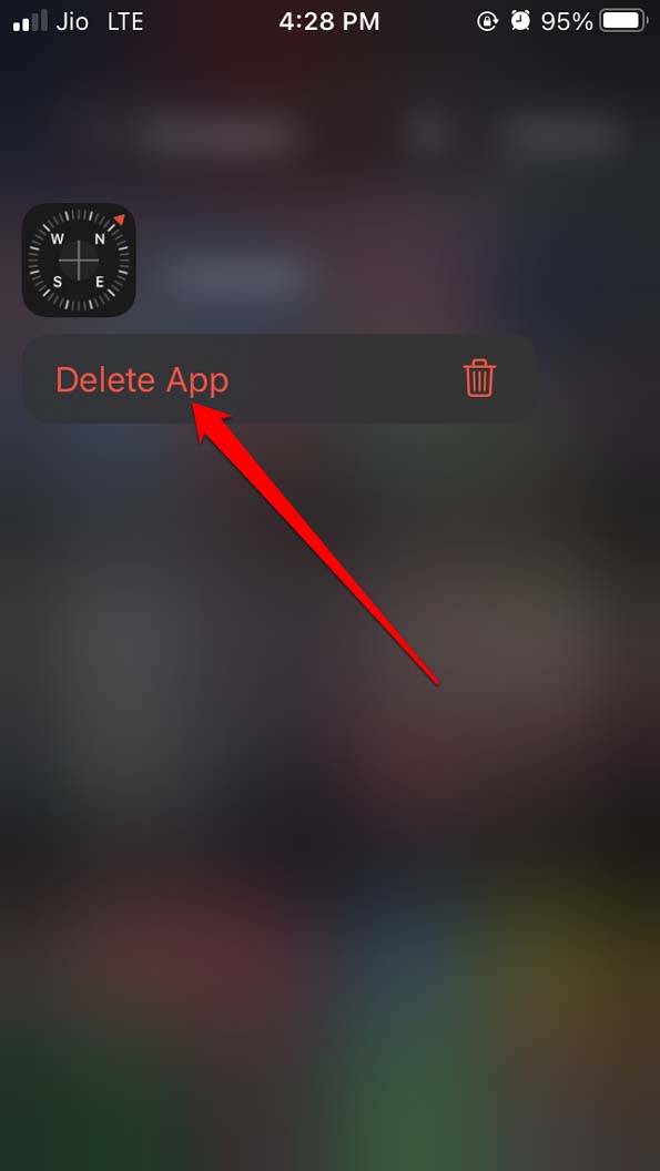 delete-compass-app-from-iPhone