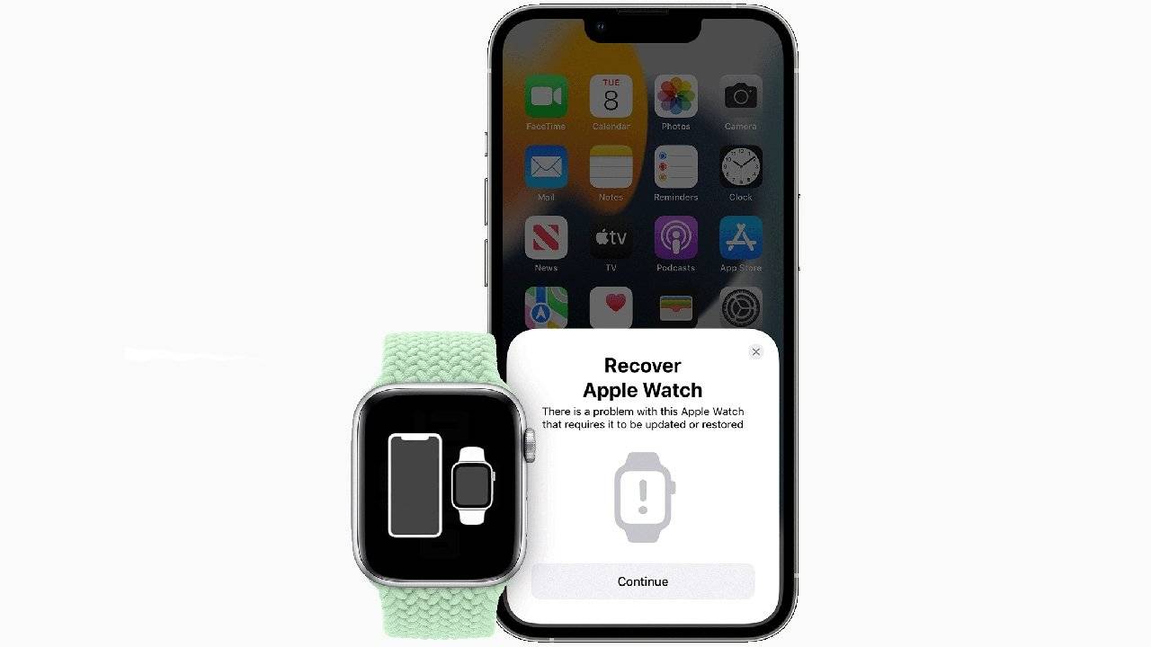 iOS 15.4、watchOS 8.5 允许使用附近的 iPhone 恢复 Apple Watch