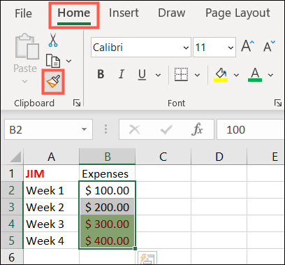 如何在 Microsoft Excel 中复制条件格式