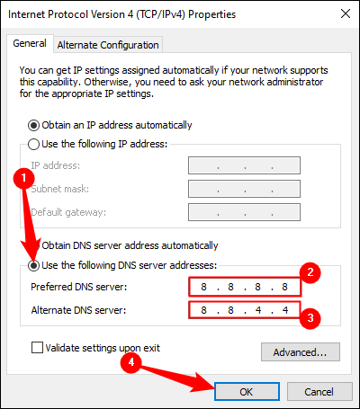 如何在 Windows 10 上更改 DNS 服务器