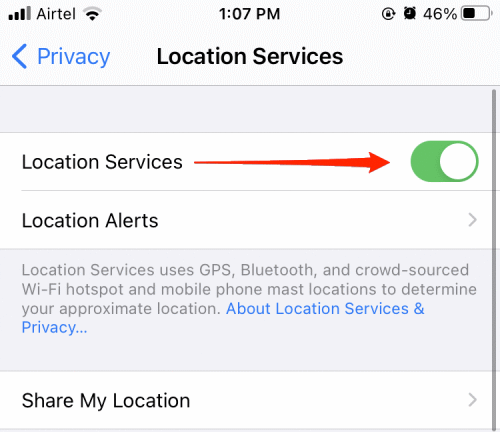 Location-Services-are-turned-on