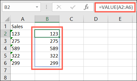 在 Microsoft Excel 中将文本转换为数字的 5 种方法