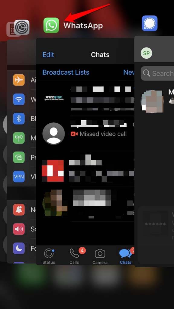 force-close-whatsapp-on-iPhone