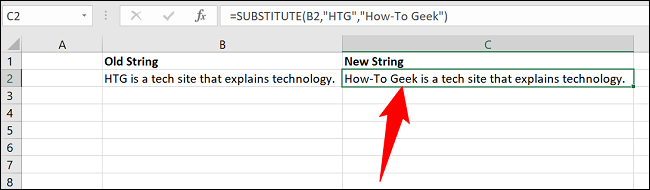 如何在 Microsoft Excel 中使用 SUBSTITUTE 函数