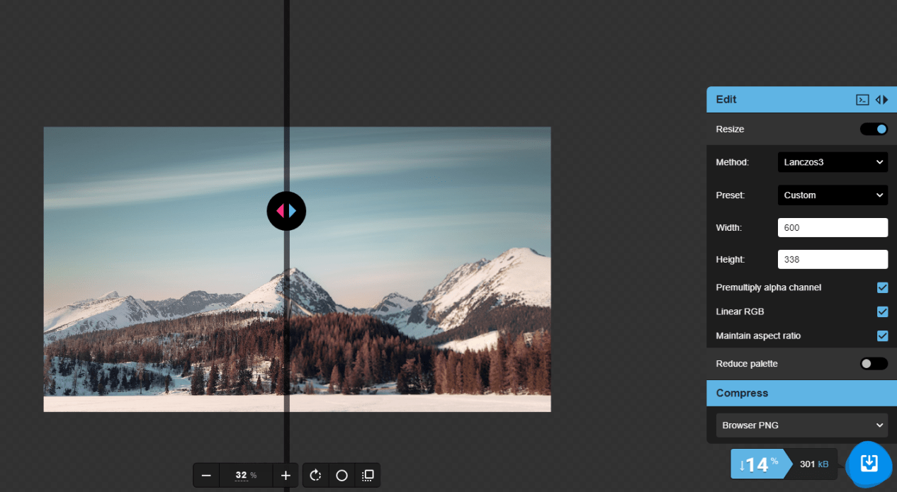 Find-toolbarResize-and-CompressDownload