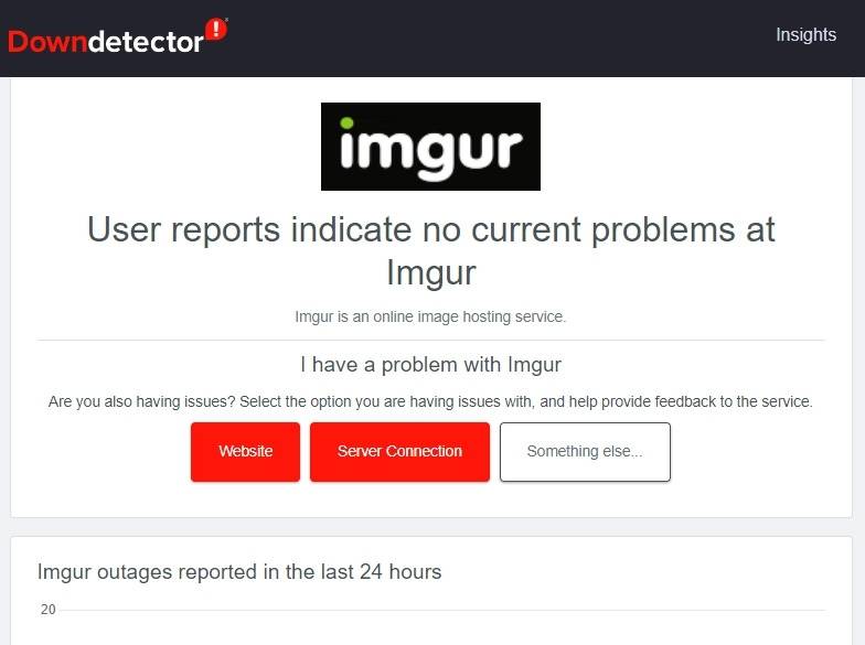 Imgur-Downdetector