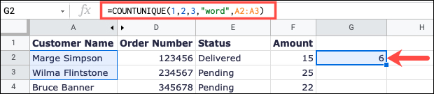 ValueTextRange-GoogleSheetsCountUnique ValueTextRange-GoogleSheetsCountUnique