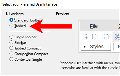 libreoffice-change-user-interface-tabbed