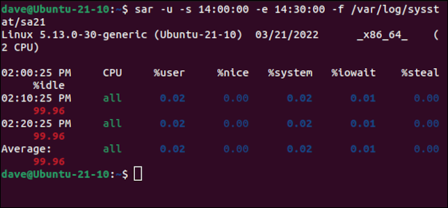 如何在 Linux 上使用 sar 命令