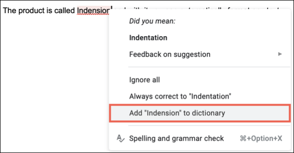 AddToDictionaryRightClick-GoogleDocsPersonalDictionary