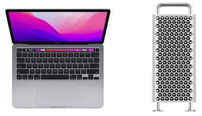 配备 M2 芯片的 13 英寸 MacBook Pro 的性能优于基本型号 Mac Pro，尽管成本降低了近 5,000 美元