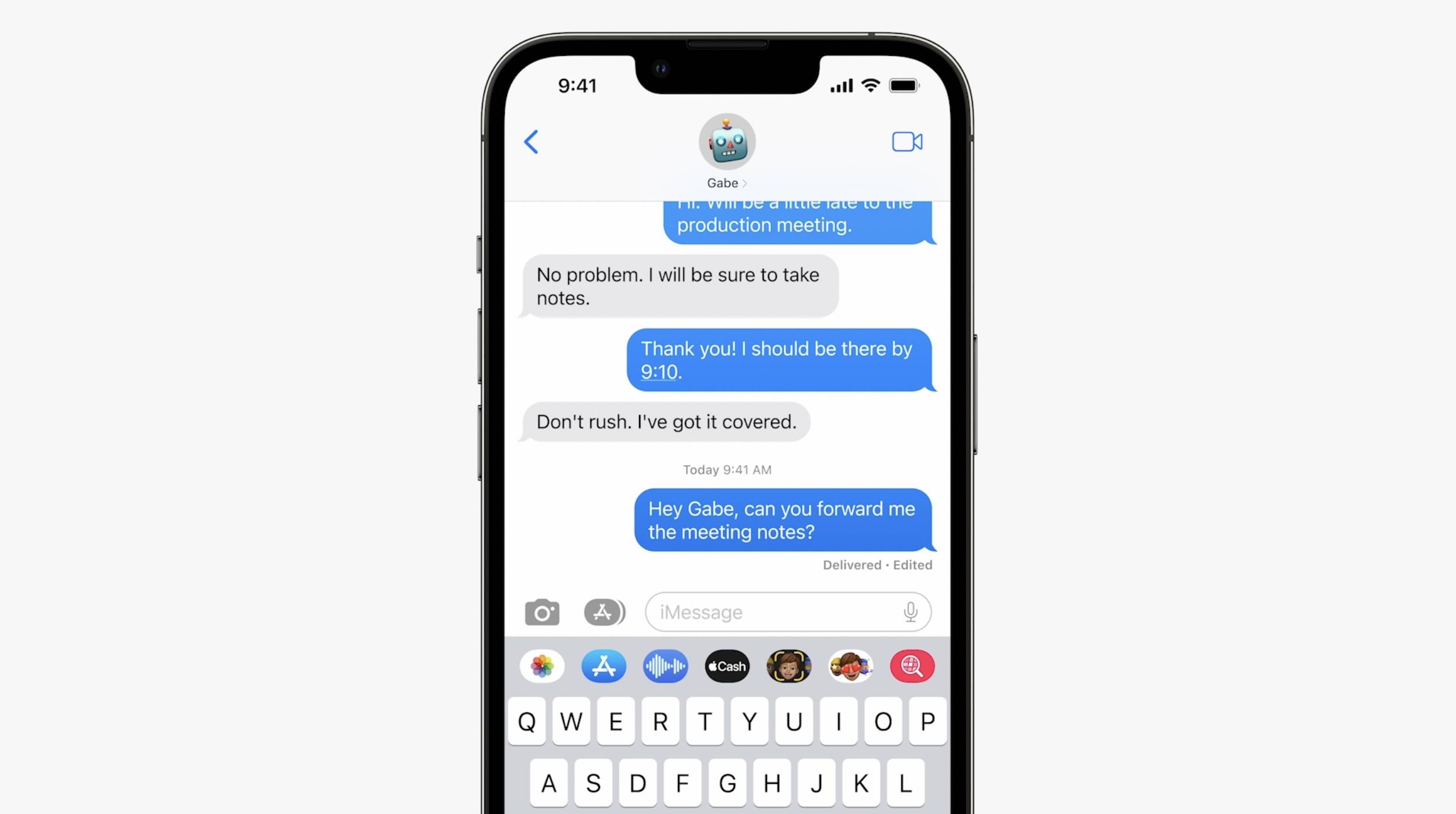 iOS 16 Messages 应用添加 iMessage 编辑按钮、撤消发送、标记未读