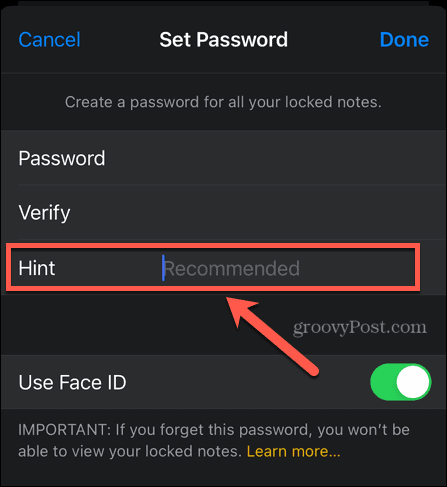 lock-apple-notes-iphone-ipad-mac-enter-hint