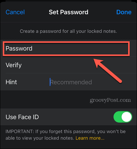 lock-apple-notes-iphone-ipad-mac-enter-password