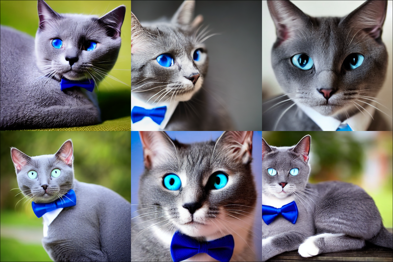 grey-cats-with-blue-eyes-and-bowties