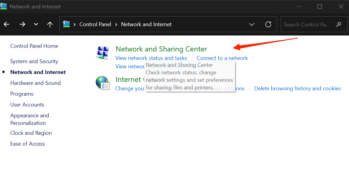 Network-and-Sharing-Center