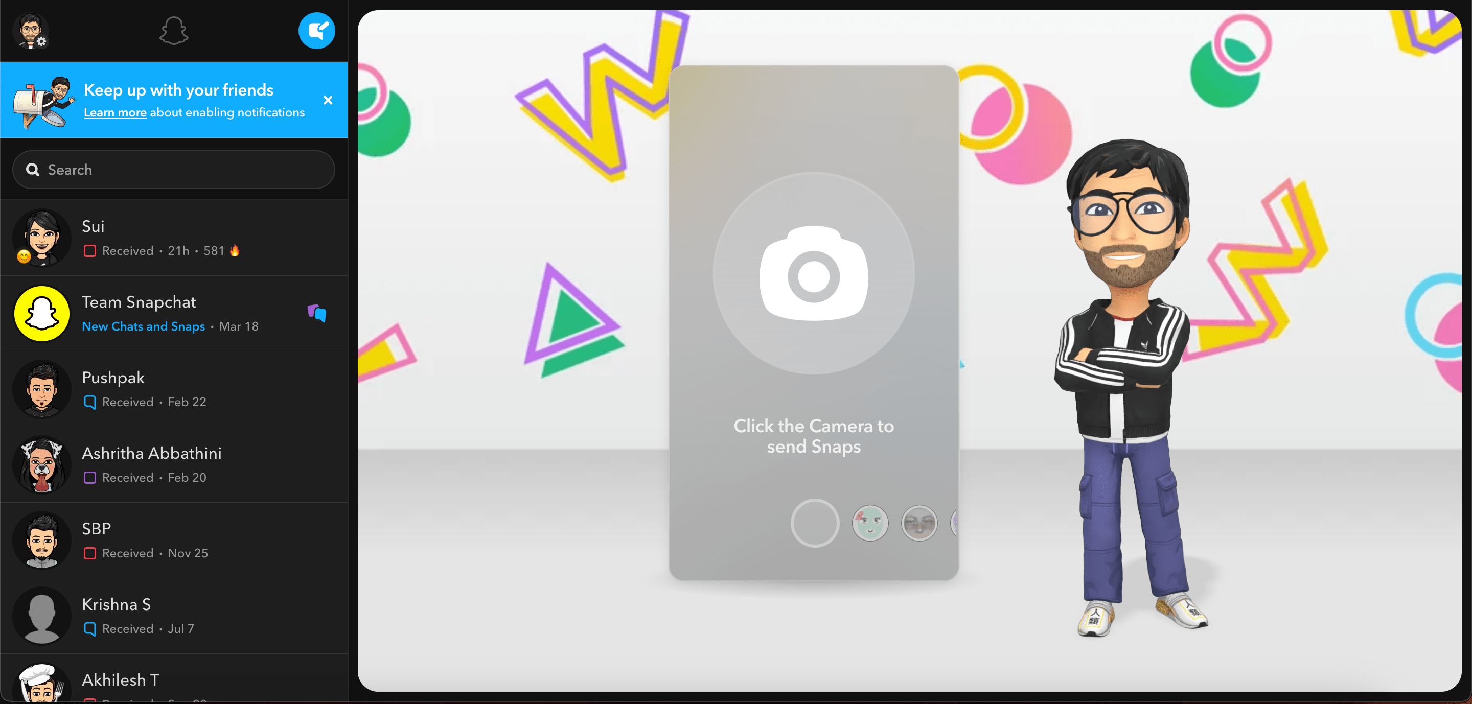 Snapchat_Web_Interface