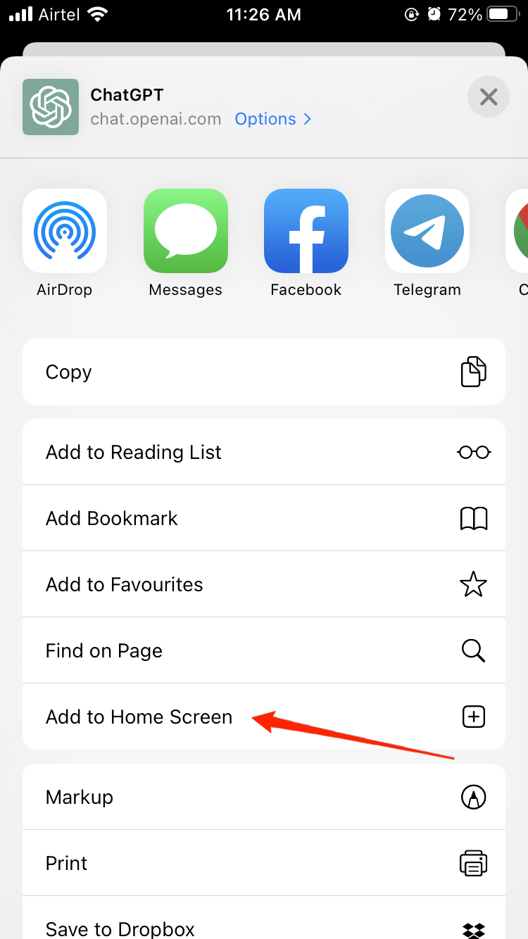 Tap-on-the-Add-to-Home-Screen-tab-from-the-lis