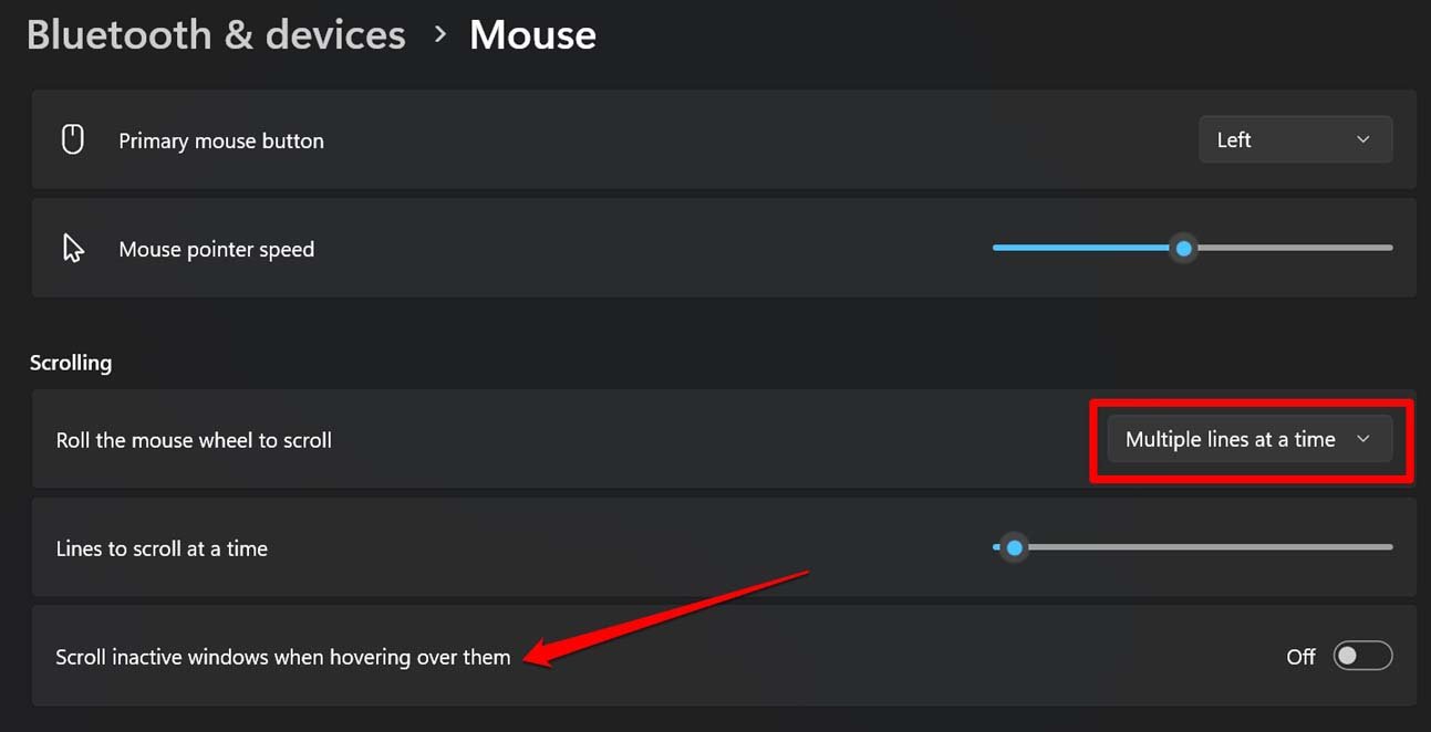 change-the-mouse-function-settings change-the-mouse-function-settings