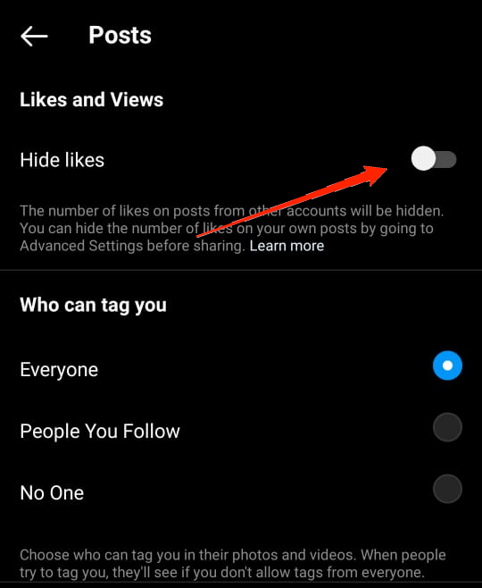 toggle-the-slider-next-to-Hide-Likes-under-the-Likes-and-Views-tab