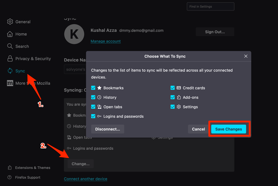 Change_Sync_Data_Items_from_Firefox_Settings_on_computer