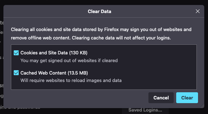 Cookies_and_Cache_Clear_Data_window_in_Firefox_computer