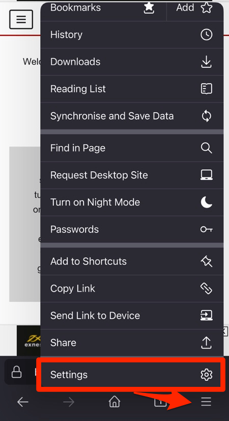 Firefox_app_Settings_menu_in_iPhone