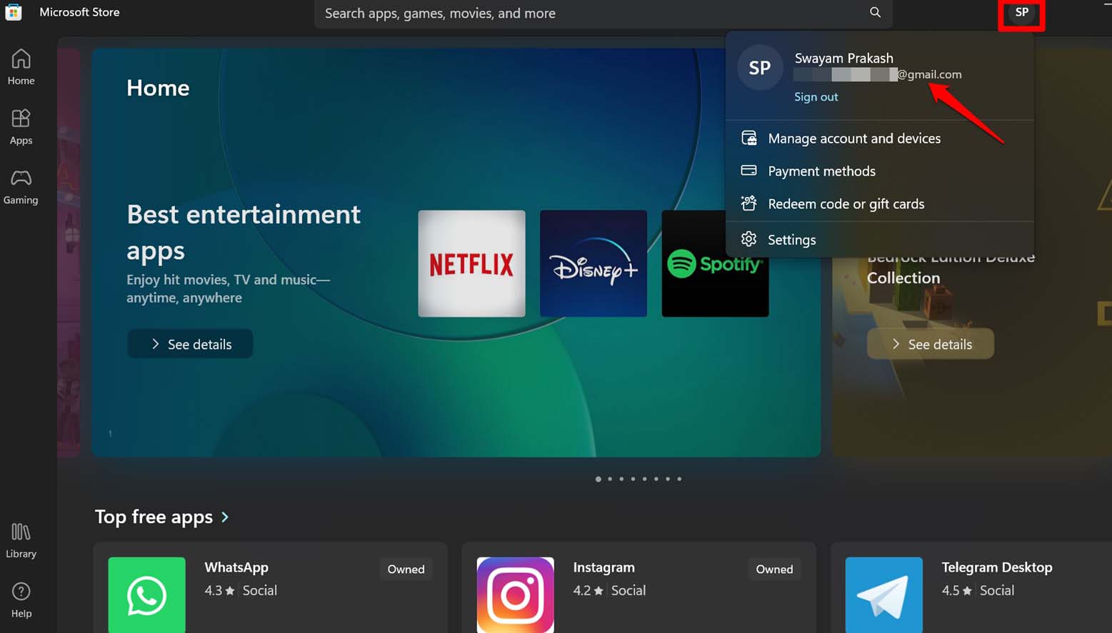 sign-out-of-Microsoft-Store