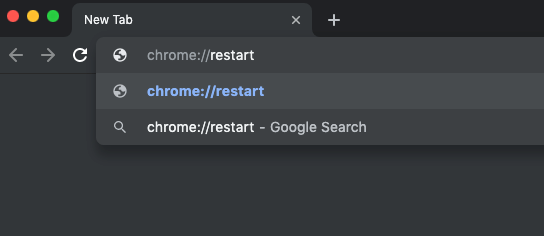 Chrome_restart_command