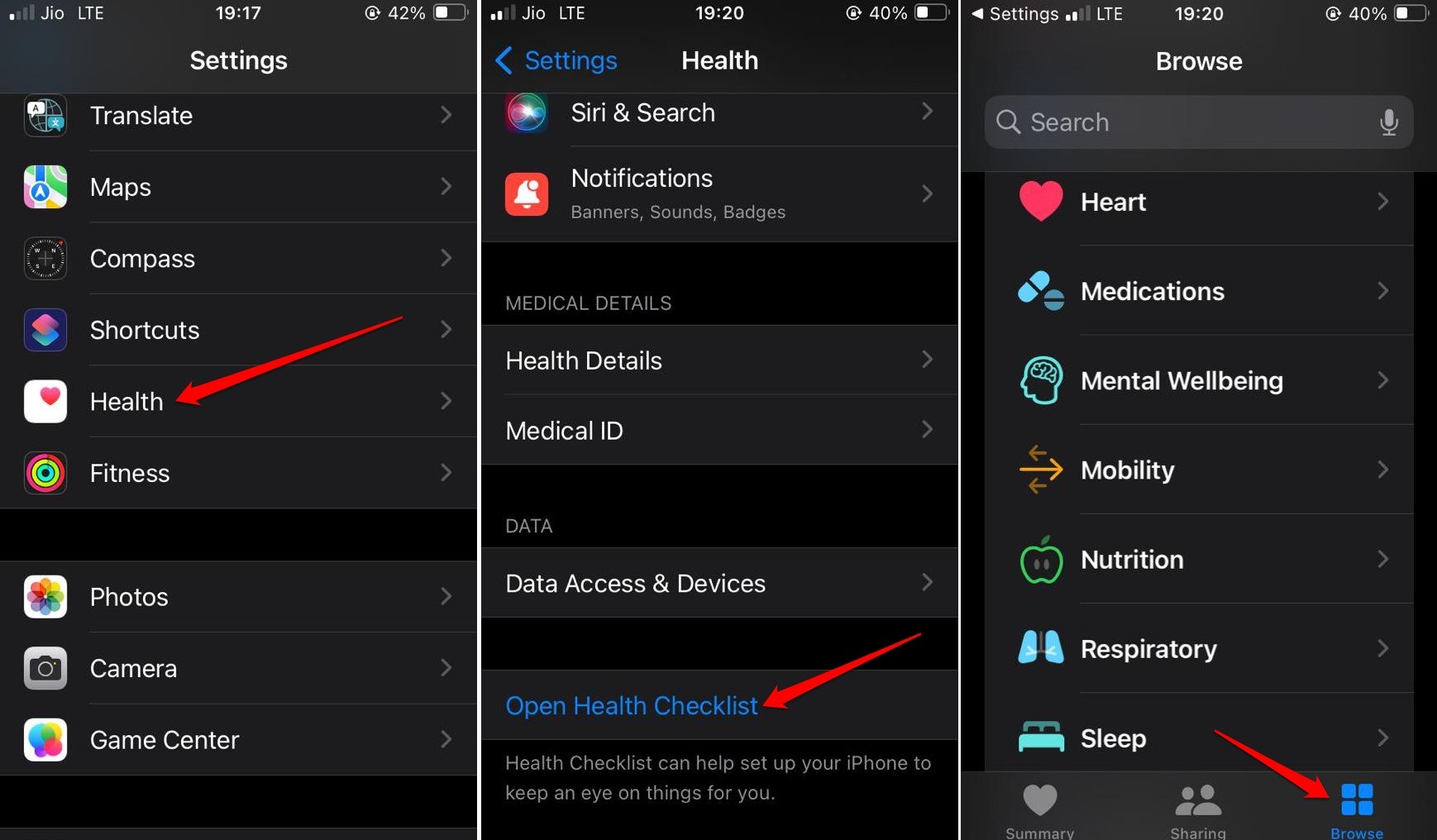 iOS-Open-Health-checklist