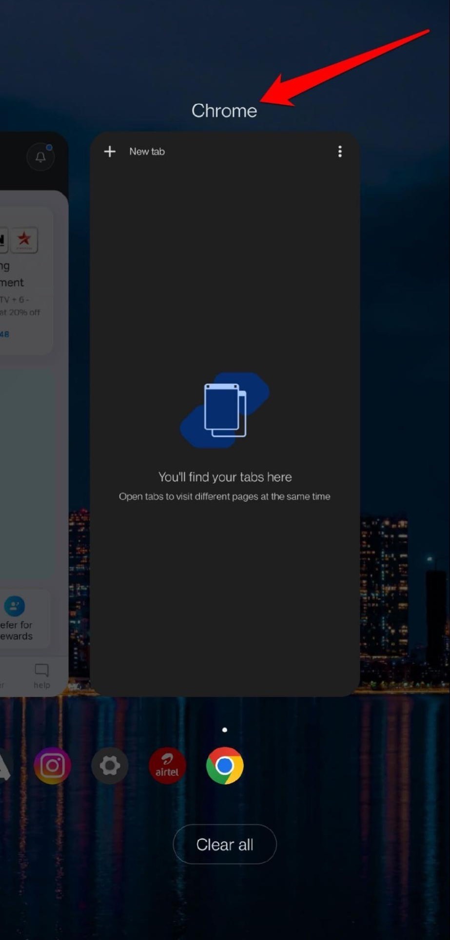 Close_Chrome_app_from_the_App_Switcher Close_Chrome_app_from_the_App_Switcher