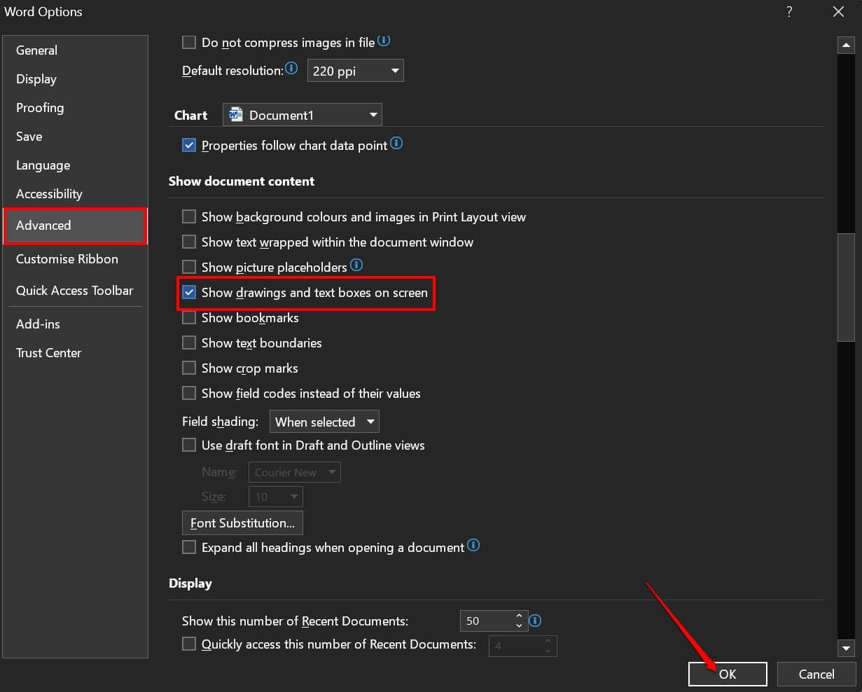 show-drawings-and-text-boxes-on-screen show-drawings-and-text-boxes-on-screen