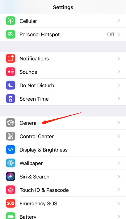 Go-to-General-and-tap-on-Profile