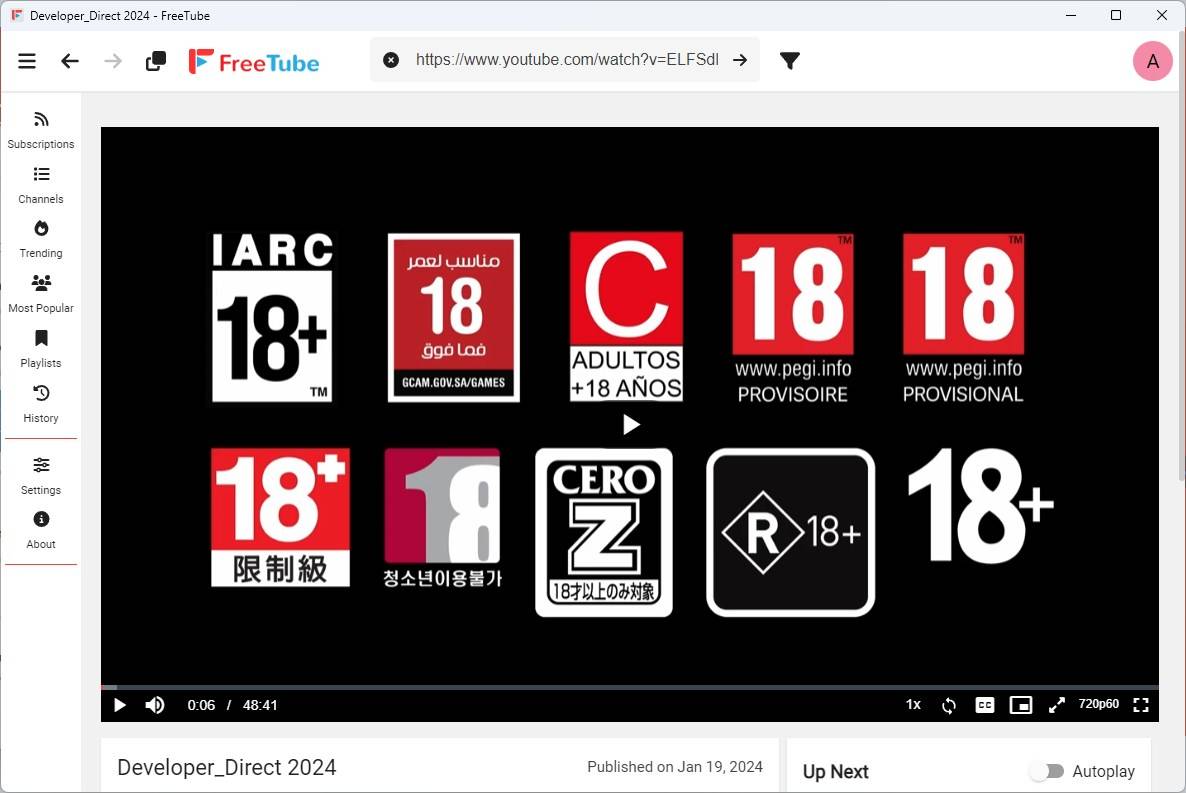 FreeTube-YouTube-client-for-Windows-Linux-and-macOS