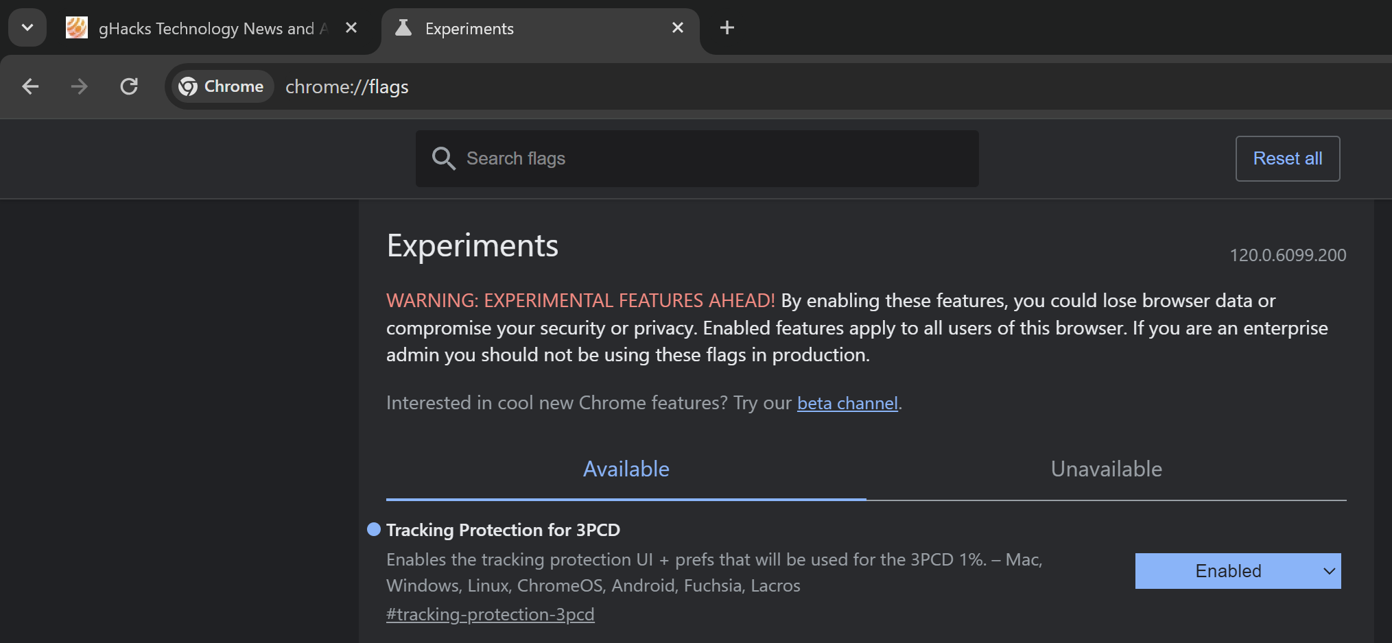 chrome-tracking-protection-enable