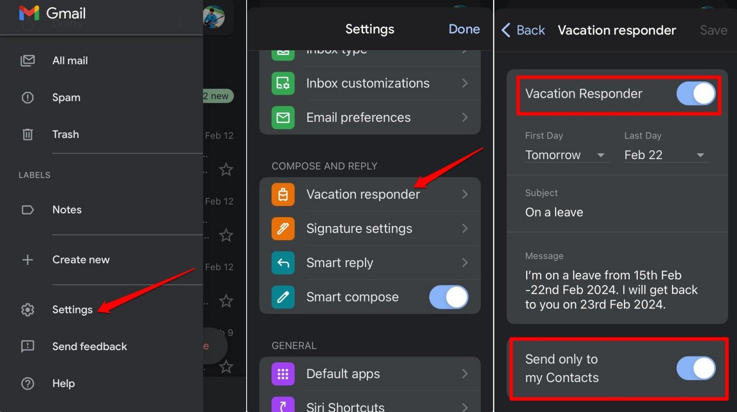 Gmail-vacation-responder-on-iPhone