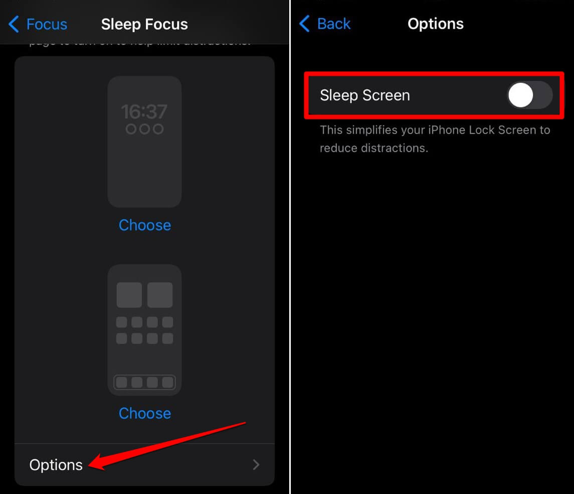 turn-off-sleep-screen-in-iPhone-sleep-focus